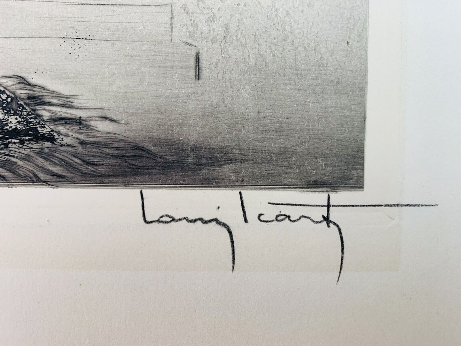 Louis Icart Original Etching "Wistfulness"