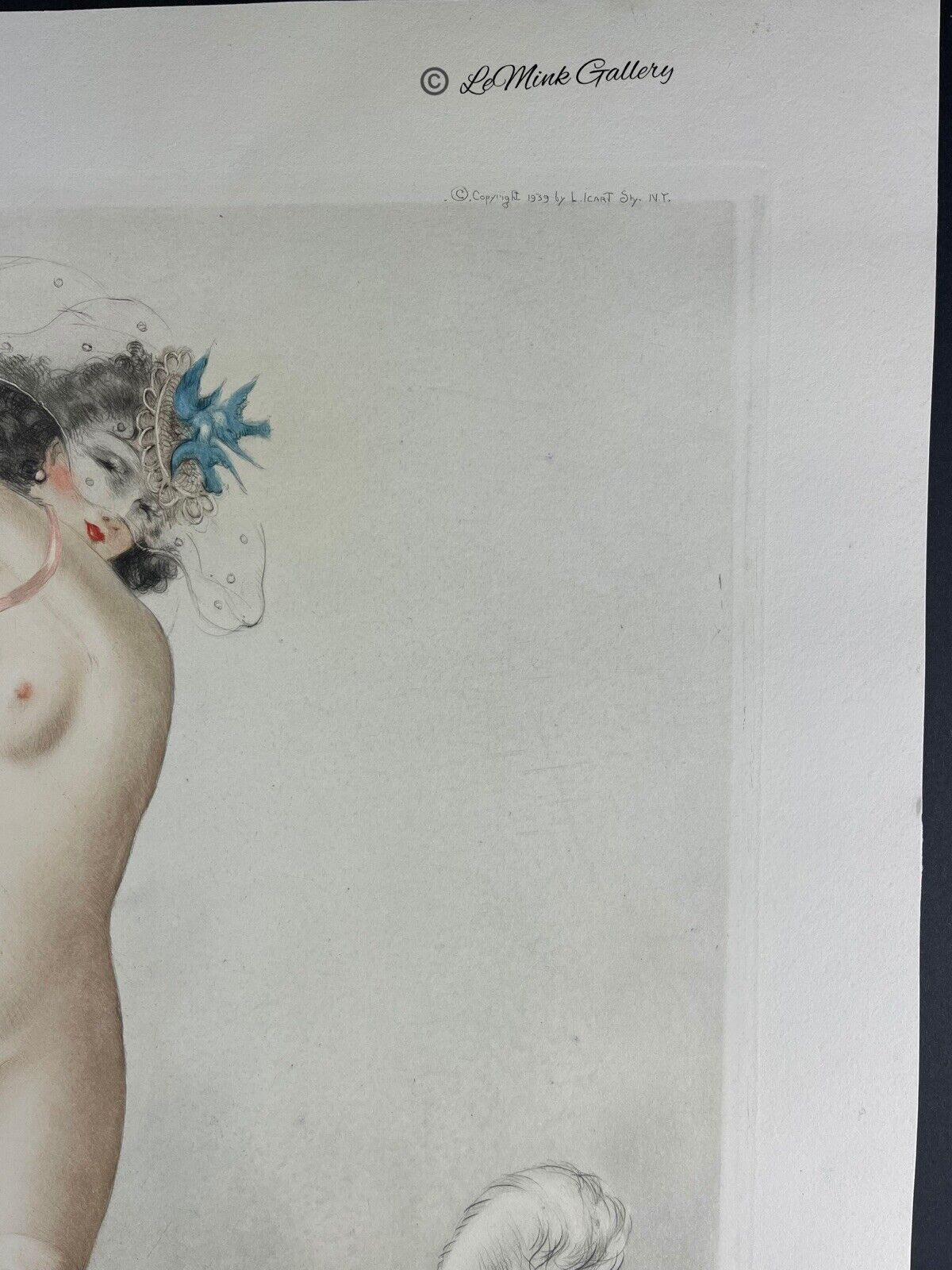 Louis Icart “Pink Slip” Original Etching