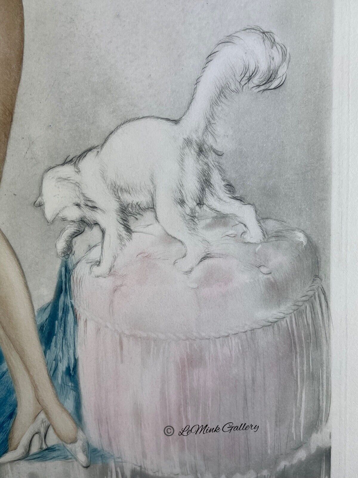 Louis Icart “Pink Slip” Original Etching