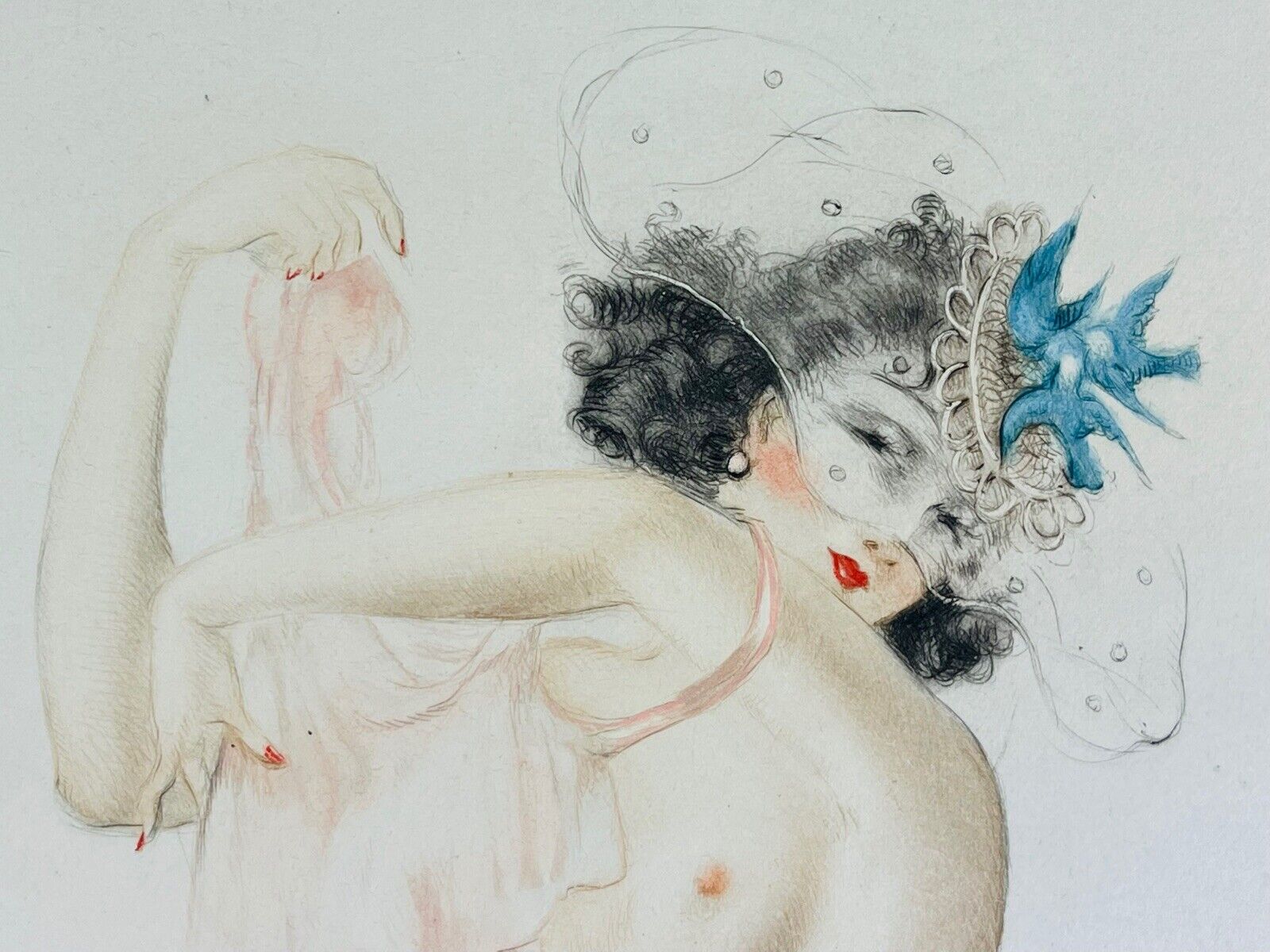 Louis Icart “Pink Slip” Original Etching