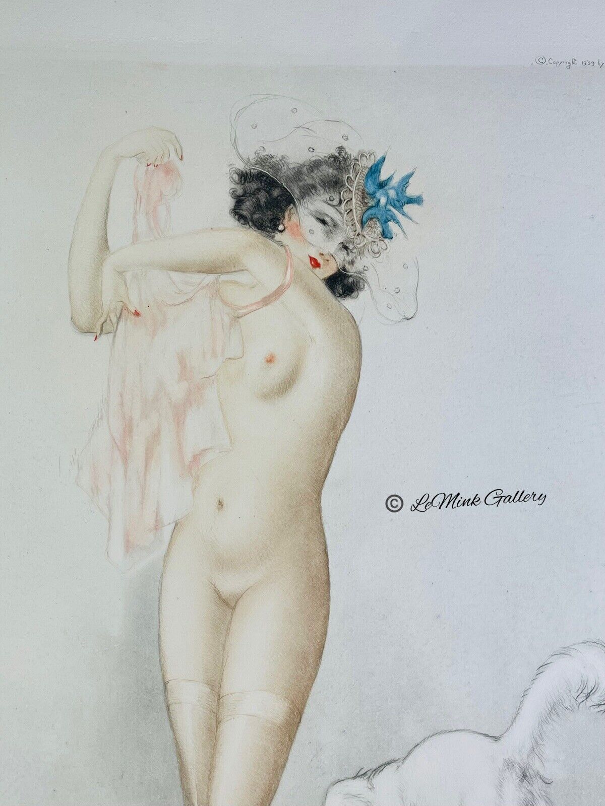 Louis Icart “Pink Slip” Original Etching