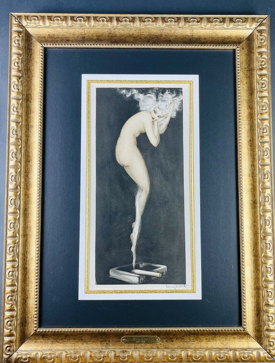 Louis Icart “Illusion” original 1940 etching with COA