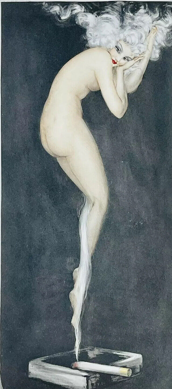 Louis Icart “Illusion” original 1940 etching with COA