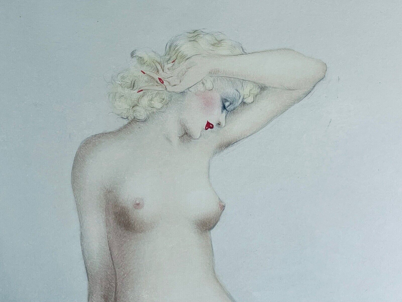 Louis Icart “Fair Model” 1937 Original Etching