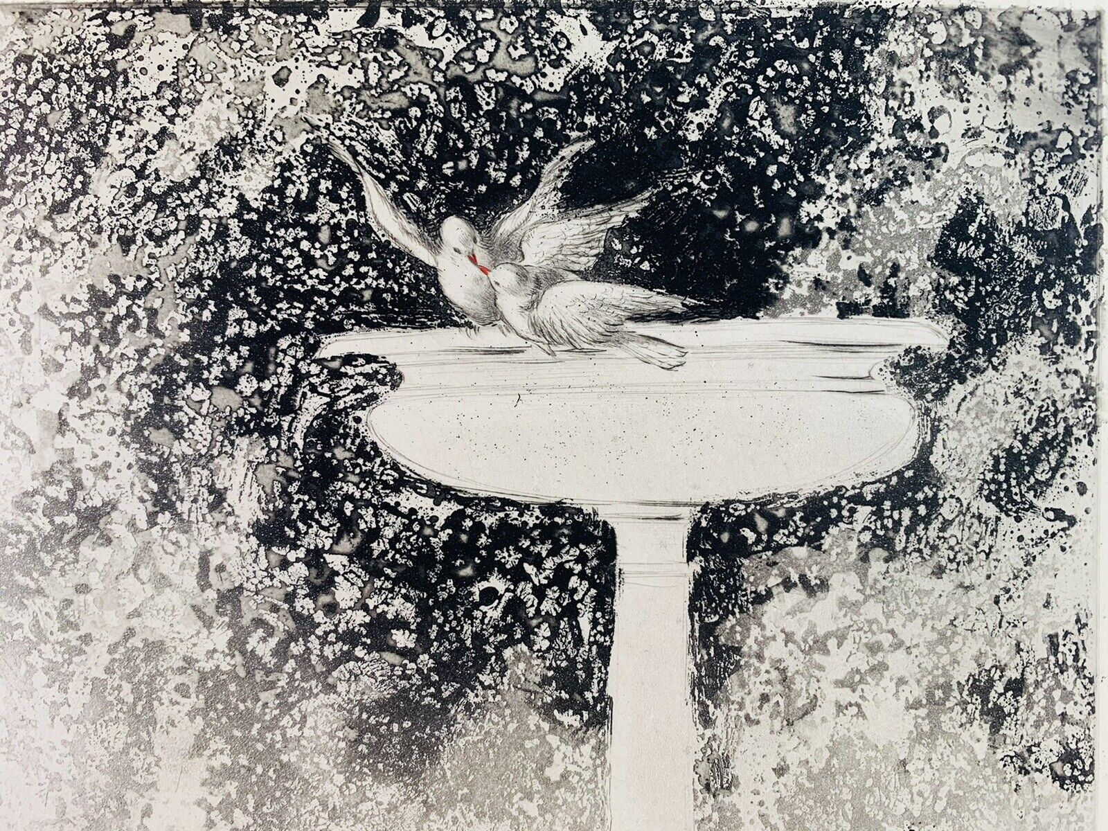 Louis Icart Original Etching "Wistfulness"