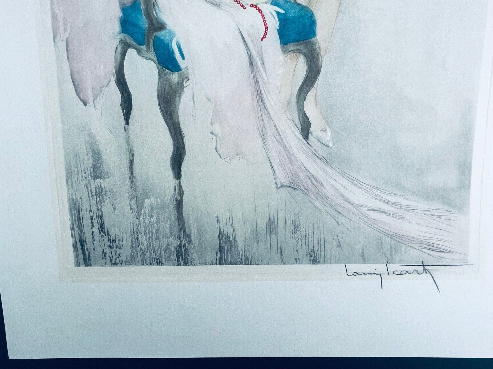 Louis Icart “Fair Model” 1937 Original Etching