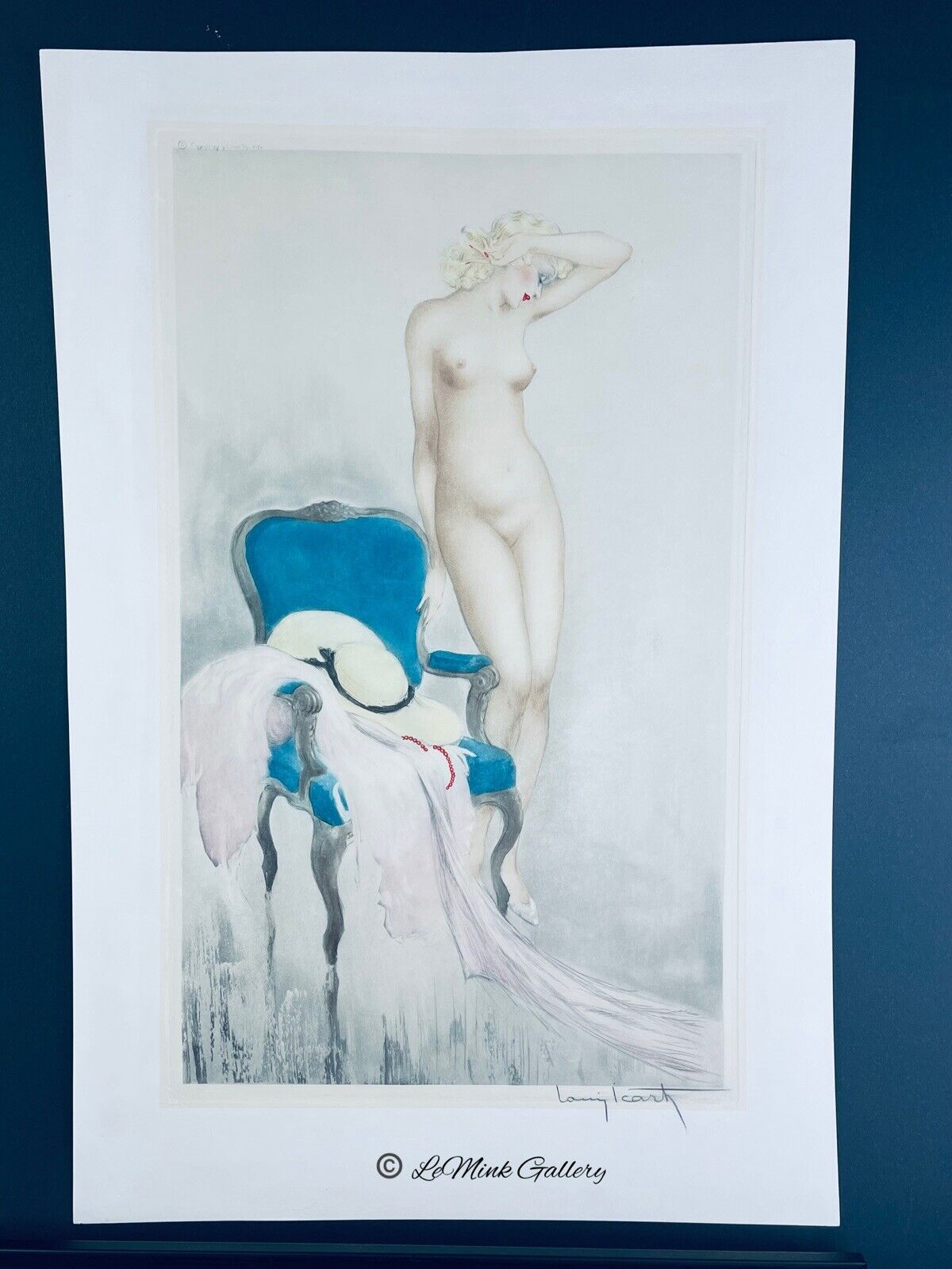 Louis Icart “Fair Model” 1937 Original Etching