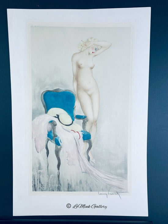 Louis Icart “Fair Model” 1937 Original Etching